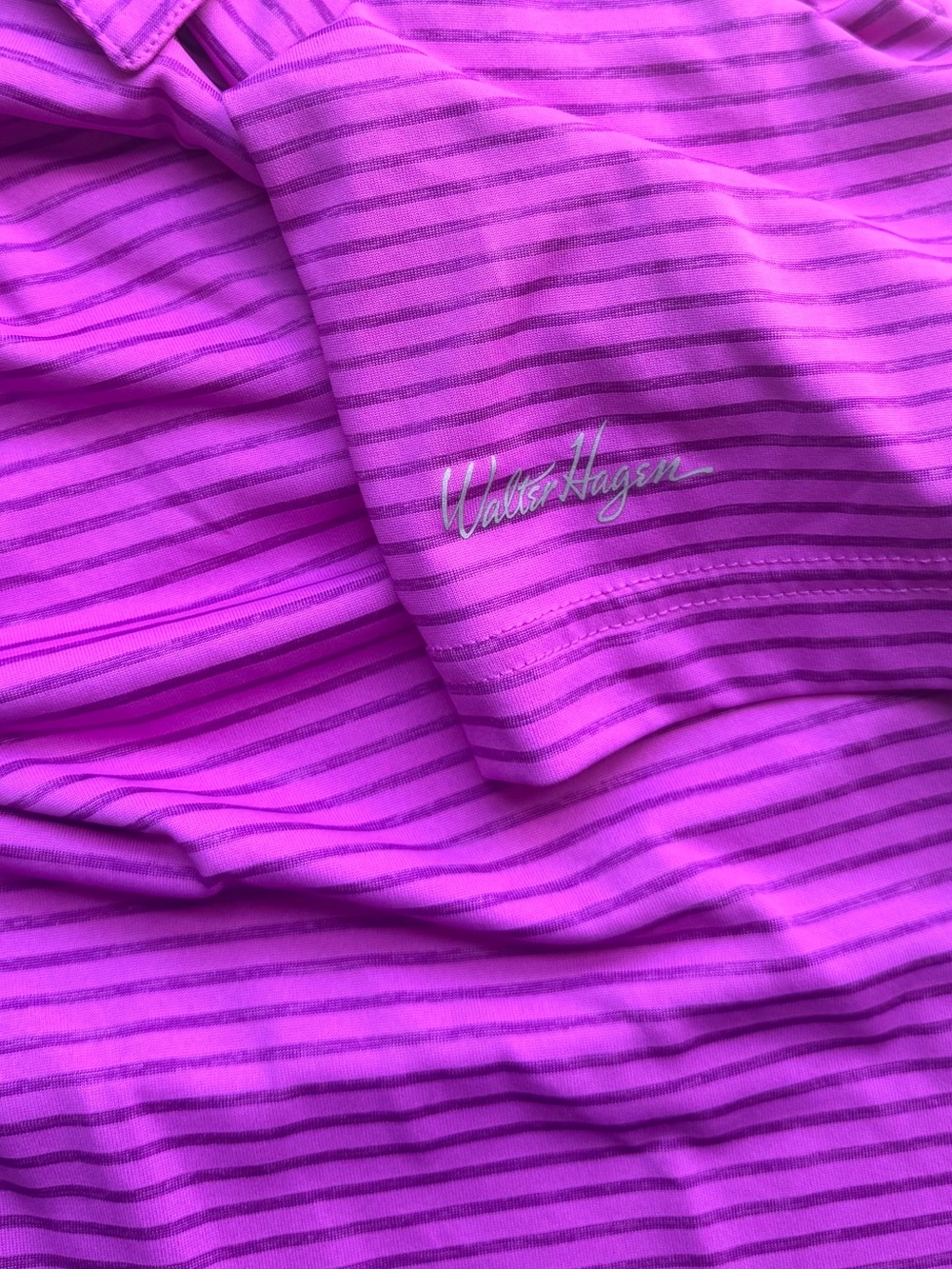 Walter Hagen Purple Golf Shirt XL